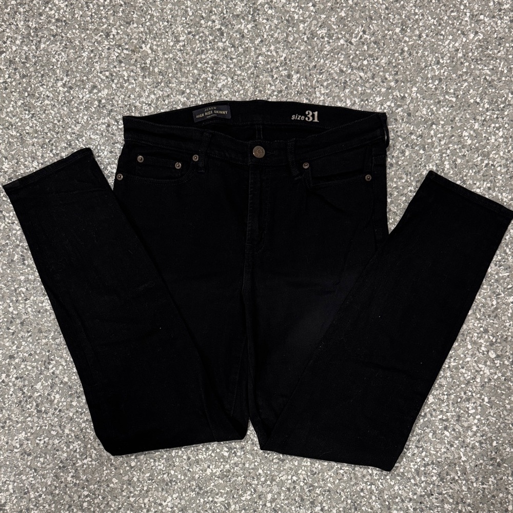 J. Crew Women's Black Skinny Jeans